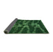 Sideview of Abstract Green Modern Rug, abs842grn