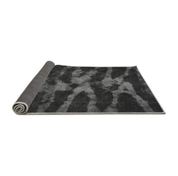 Sideview of Abstract Gray Modern Rug, abs842gry