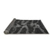 Sideview of Abstract Gray Modern Rug, abs842gry