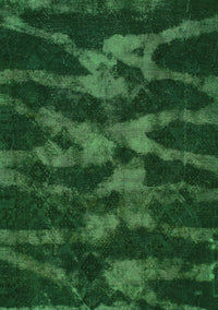 Abstract Green Modern Rug, abs842grn