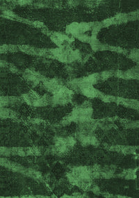 Abstract Emerald Green Modern Rug, abs842emgrn