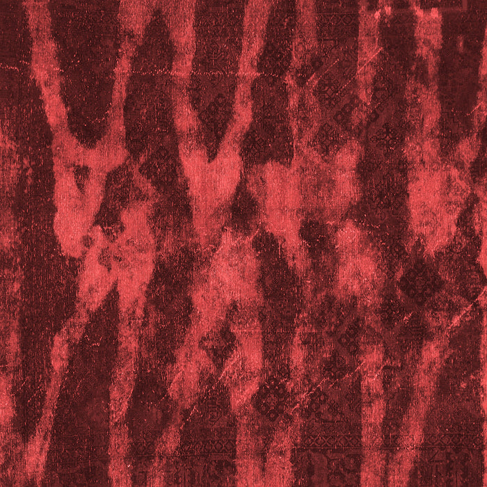 Machine Washable Abstract Red Modern Rug, wshabs842red