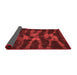 Abstract Red Modern Area Rugs