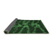 Sideview of Abstract Emerald Green Modern Rug, abs842emgrn