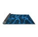 Sideview of Abstract Light Blue Modern Rug, abs842lblu