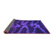 Sideview of Abstract Purple Modern Rug, abs842pur