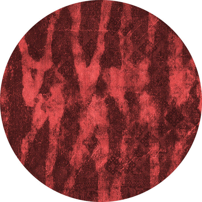 Abstract Red Modern Rug, abs842red