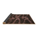 Sideview of Abstract Brown Modern Rug, abs842brn