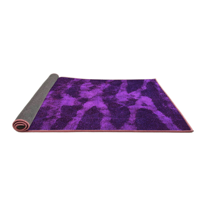 Sideview of Abstract Pink Modern Rug, abs842pnk