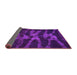 Sideview of Abstract Pink Modern Rug, abs842pnk