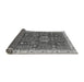 Sideview of Abstract Gray Modern Rug, abs843gry