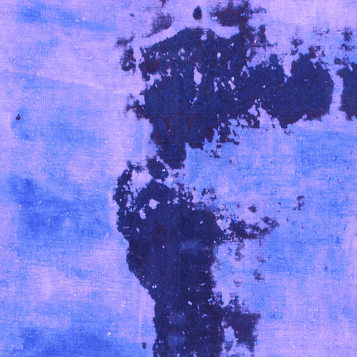 Square Machine Washable Abstract Purple Modern Area Rugs, wshabs844pur