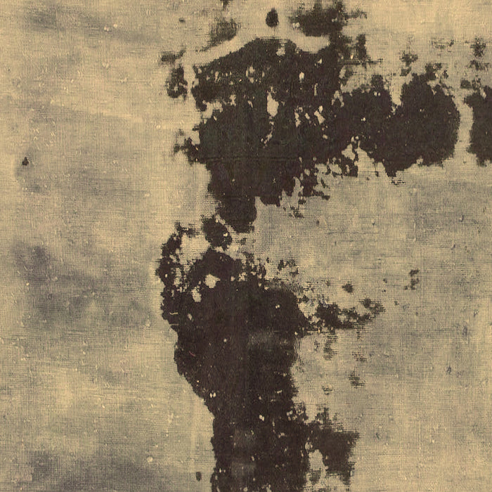 Square Machine Washable Abstract Brown Modern Rug, wshabs844brn