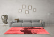 Modern Red Washable Rugs