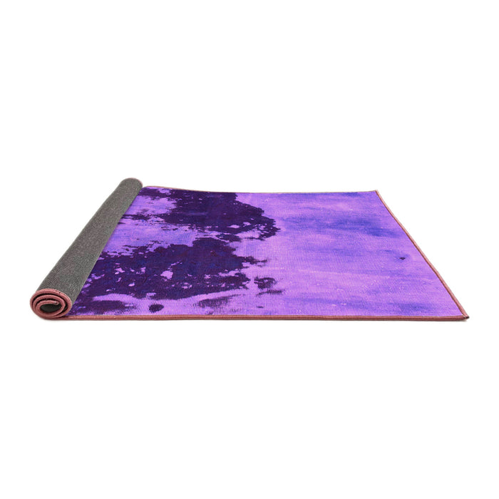 Sideview of Abstract Pink Modern Rug, abs844pnk