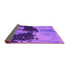 Sideview of Abstract Pink Modern Rug, abs844pnk