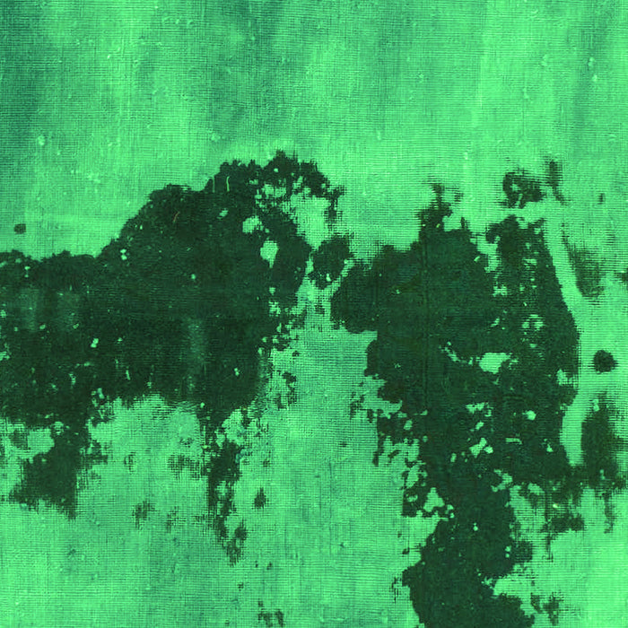 Machine Washable Abstract Green Modern Area Rugs, wshabs844grn