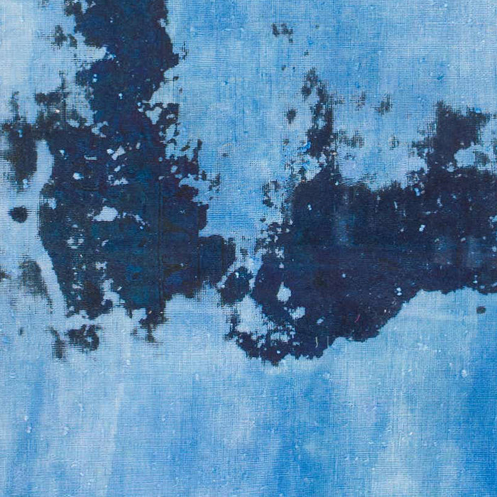 Machine Washable Abstract Blue Rug, wshabs844