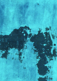 Abstract Turquoise Modern Rug, abs844turq