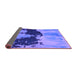 Sideview of Abstract Purple Modern Rug, abs844pur