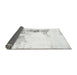 Sideview of Abstract Gray Modern Rug, abs845gry