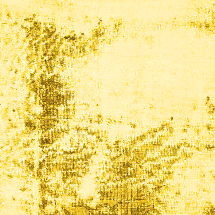 Machine Washable Abstract Yellow Modern Rug, wshabs845yw