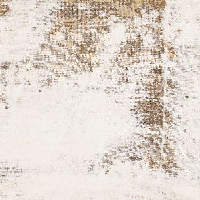 Abstract Soft Ivory Beige Modern Rug, abs845