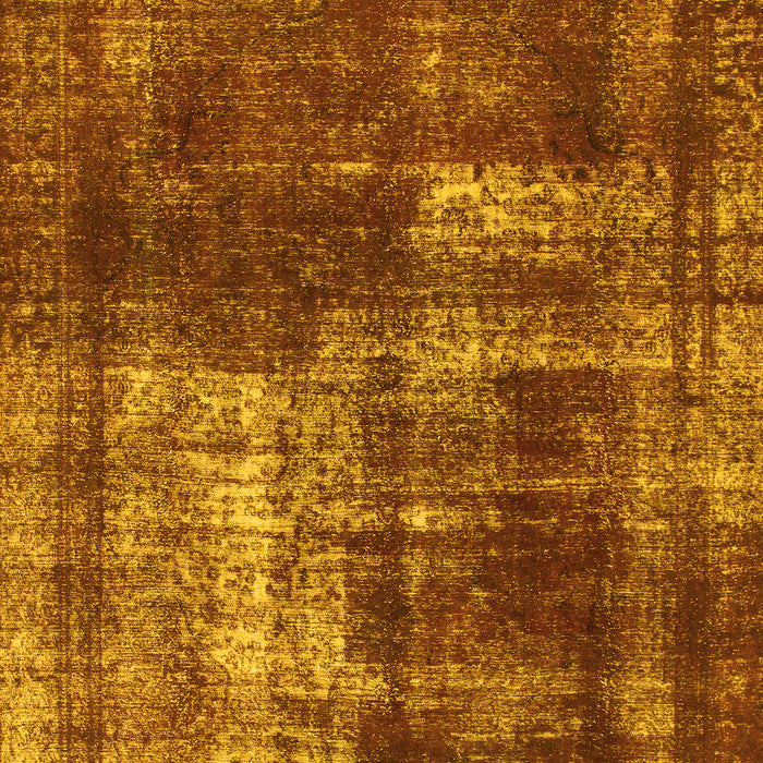 Abstract Yellow Modern Rug, abs846yw