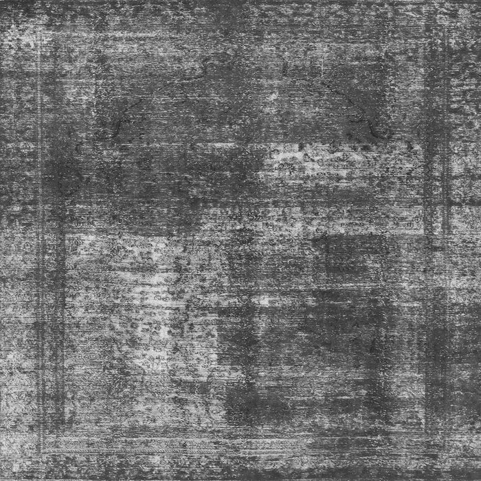 Square Machine Washable Abstract Gray Modern Rug, wshabs846gry