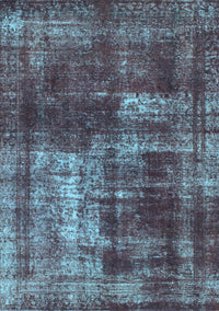 Abstract Light Blue Modern Rug, abs846lblu