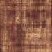 Square Abstract Brown Modern Rug, abs846brn