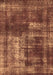 Abstract Brown Modern Rug, abs846brn