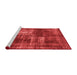 Modern Red Washable Rugs