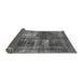 Sideview of Abstract Gray Modern Rug, abs846gry