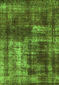 Abstract Green Modern Rug, abs846grn