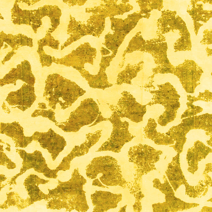 Abstract Yellow Modern Rug, abs847yw