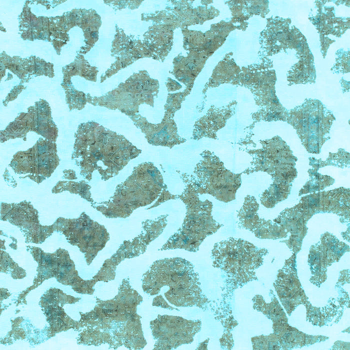 Abstract Light Blue Modern Rug, abs847lblu