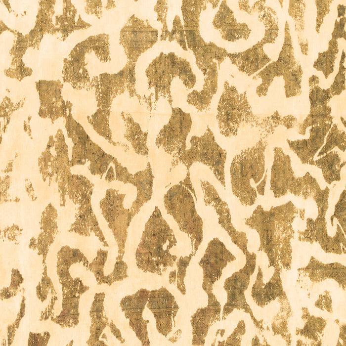 Square Abstract Brown Modern Rug, abs847brn