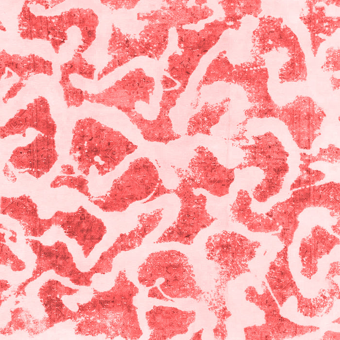 Machine Washable Abstract Red Modern Rug, wshabs847red