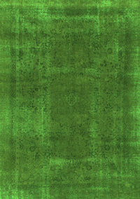 Abstract Green Modern Rug, abs848grn