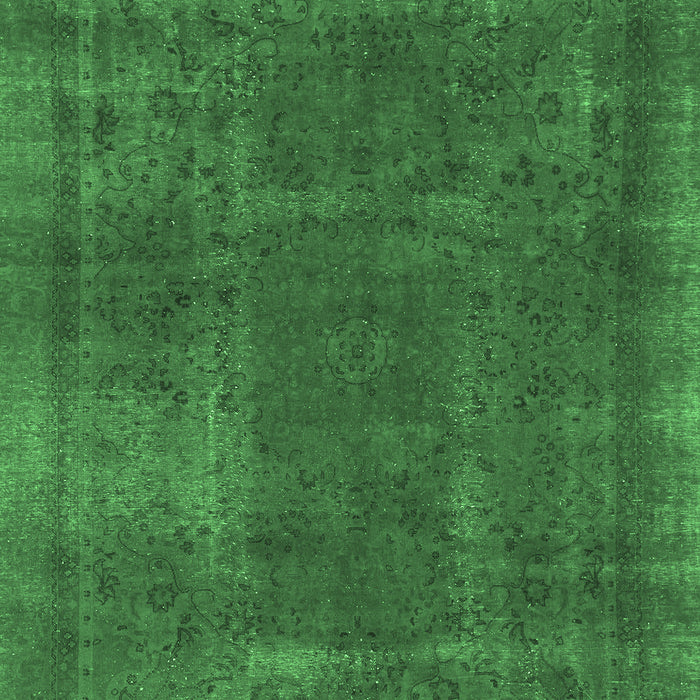 Abstract Emerald Green Modern Rug, abs848emgrn