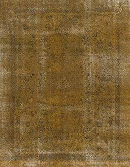 Abstract Dark Bisque Brown Modern Rug, abs848