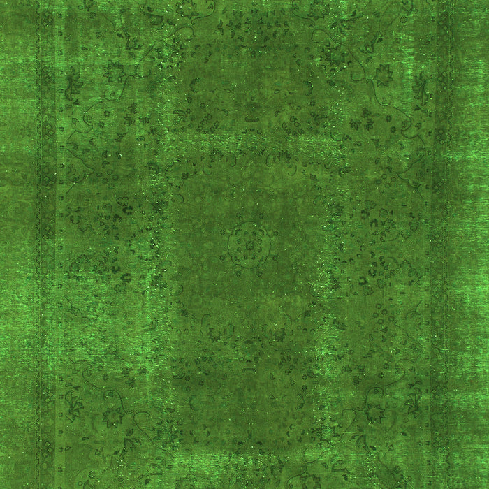 Machine Washable Abstract Green Modern Area Rugs, wshabs848grn