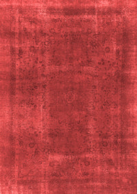 Abstract Red Modern Rug, abs848red