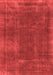 Abstract Red Modern Area Rugs