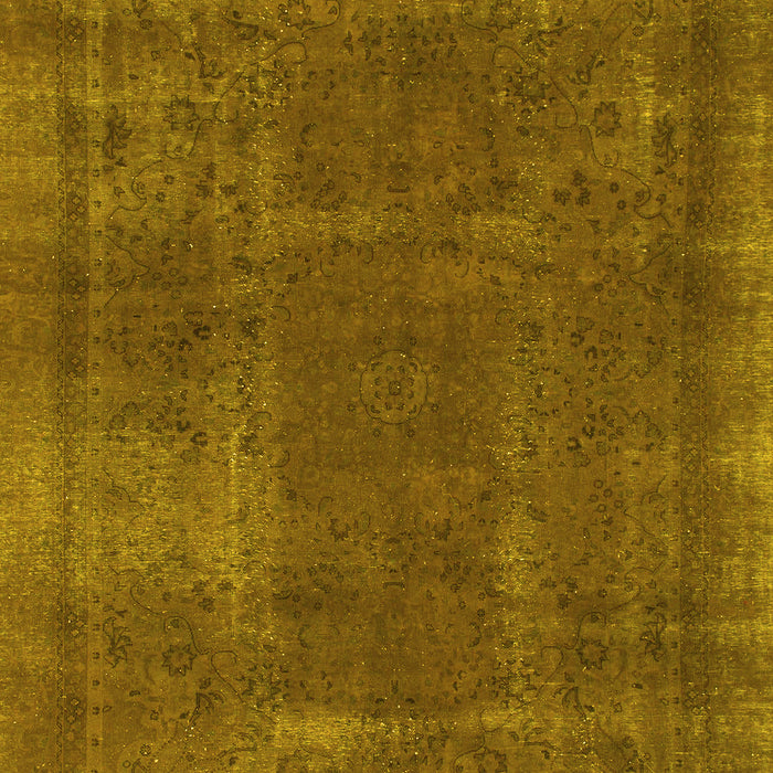 Abstract Yellow Modern Rug, abs848yw
