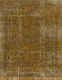 Machine Washable Abstract Dark Bisque Brown Rug, wshabs848