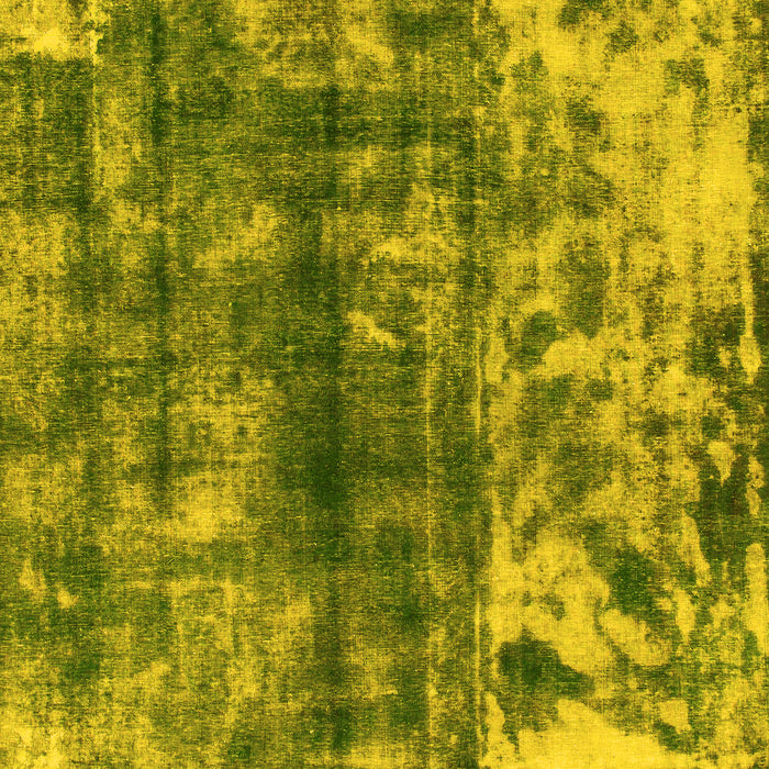 Machine Washable Abstract Yellow Modern Rug, wshabs849yw