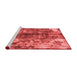 Modern Red Washable Rugs