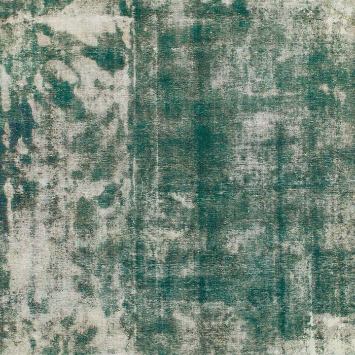 Machine Washable Abstract Dark Sea Green Rug, wshabs849